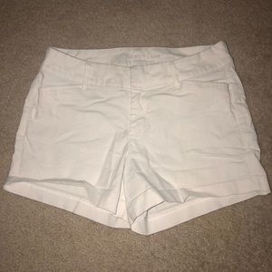White Old Navy Pixie Chino Shorts